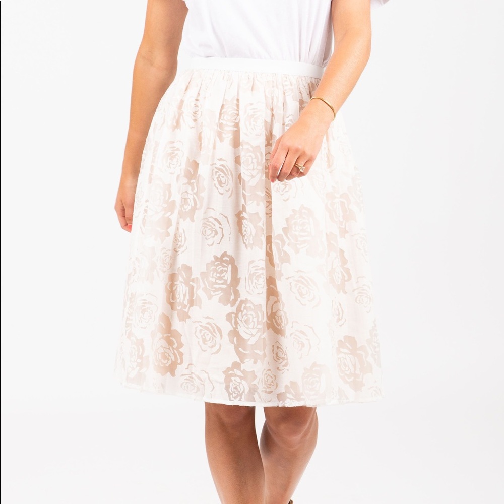 NWT Piper and scoot floral lace tulle skirt